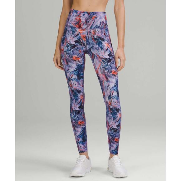 Lululemon Fast and Free High-Rise Tight 28" Size 6 Atmospheric Purple Run Cycle - Picture 1 of 9